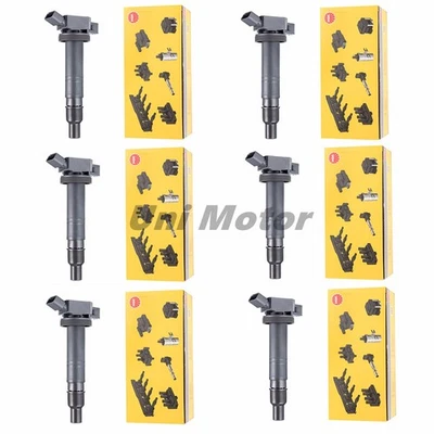 6x OEM NGK Ignition Coils 9091902260 For Toyota Tacoma 2005-15 4Runner 03-09 4.0 - Image 1 of 4