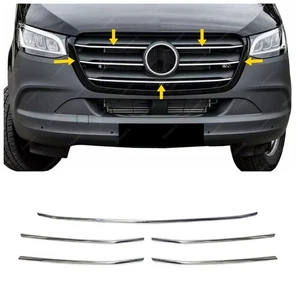 Chrome Front Grill 5 pcs Stainless STEEL For SPRINTER 2500 2019-2025 - Bild 1 von 10