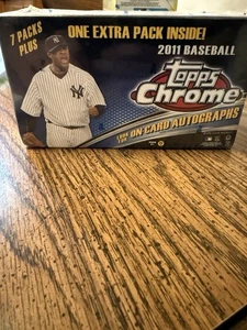 🔥 RARE 2011 Topps Chrome Factory Sealed  Box In Special Chromium Technology - Picture 1 of 1