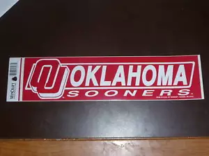 OKLAHOMA SOONERS AUTOAUFKLEBER SEHR BUNT #2 - Bild 1 von 1