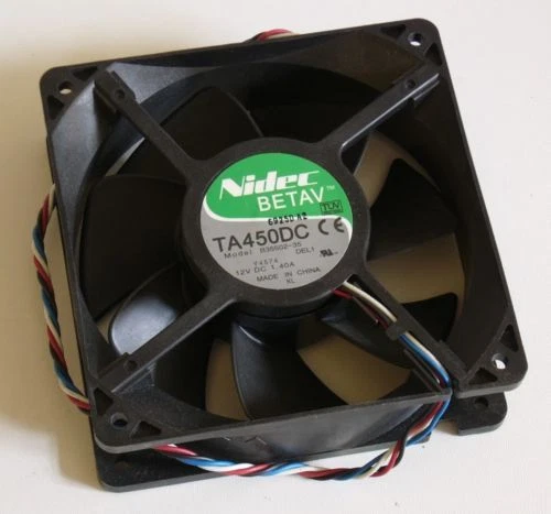 Nidec TA450DC PC computer fan 12V 1.4A model:B35502-35 dell D8794 - Image 1 of 1