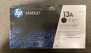 Cartuccia toner nero originale HP 13A (Q2613A) LaserJet nuova con scatola - Foto 1 di 5
