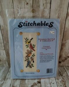 Stitchables "Feathered Friends" Counted Cross Stitch #72013 Bell Pull Collection