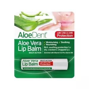 Aloe Vera Sun Protection Lip Balm Natural Multi Action for Dry Lip's 4G X3 - Picture 1 of 2