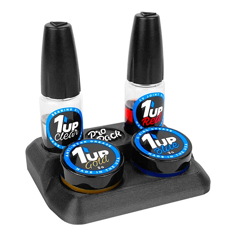 1UP Pro Pack Assorted Lubes/Grease with Pit Stand 120502 - Image 1 of 1