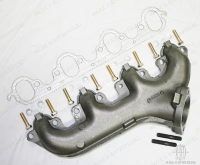 1968-1974 LINCOLN MK III MERCURY T-BIRD LEFT EXHAUST MANIFOLD 460 429 NEW W/KIT - Image 1 of 4