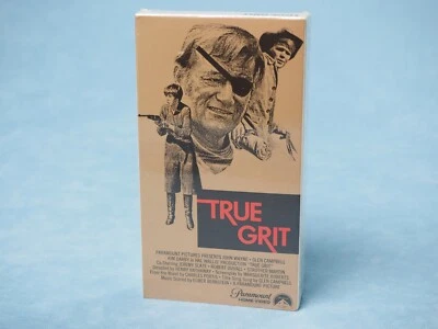 True Grit VHS SEALED Watermarks Paramount NO BARCODE John Wayne Glen Campbell - Image 1 of 4