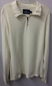 American Living XL Sweatshirt Ivory Long Sleeve Cotton Euc Lkn - Picture 1 of 4