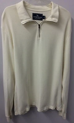 Sudadera American Living XL Marfil Manga Larga Algodón Usada en Excelente Condición Lkn Foto 1 de 4