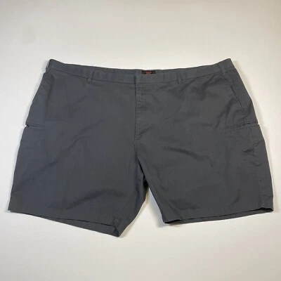 Coca-Cola Consolidated Uniform Shorts Men’s 58 Big & Tall Gray Chino Work - Image 1 of 4