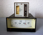 2x alte Temperaturanzeige Thermometer Auflösung ungetestet / Eurotherm Metrawatt
