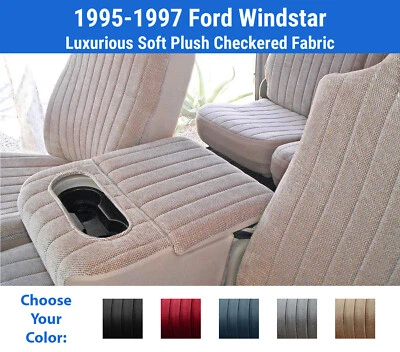 Fundas de asiento de felpa para Ford Windstar 1995-1997 Foto 1 de 4