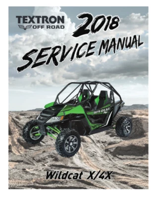 Arctic Cat Wildcat X / 4X Manual de servicio | 2018 | CD o USB enviado por correo Foto 1 de 4