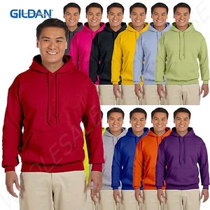 Gildan Mens Hoodie Heavy Blend Pullover Hooded Sweatshirt S-5XL 18500 - Picture 1 of 36