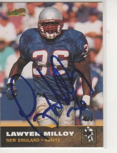 LAWYER MILLOY SIGNED 1997 ALL SPORT #157 - NEW ENGLAND PATRIOTS - Picture 1 of 1
