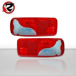 2x Blau Heckglas Lichtscheibe Rücklichtglas Pritsche Für MAN TGA TGL TGX TGS - Bild 1 von 5