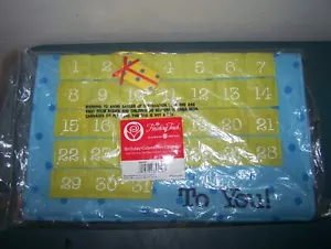 VINTAGE SEHR SELTENE AMERIKANISCHE GRÜSSE GEBURTSTAG COUNTDOWN ADVENTSKALENDER - Bild 1 von 3