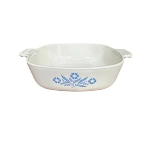 Corning Ware Vintage 60s P-1-B Blue Cornflower 1 Quart Baking Dish Casserole - Picture 1 of 6