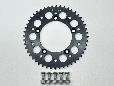 Nuevo piñón de rueda trasera 2024 KTM 65SX 48 pernos de dientes OEM acero 46010051046C1 SX Foto 1 de 4