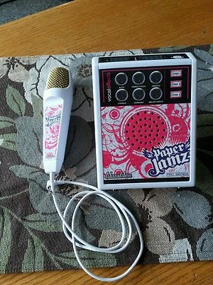 WowWee Paper Jamz Pro Series in white Microphone Mic Effects Karaoke Toy - Image 1 of 4