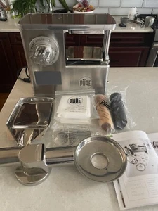 New Pure Cold Press Juicer – Gerson Approved, No Box, Stainless Steel - Picture 1 of 7