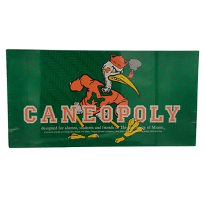 Caneopoly Board Game Designed For Friends Of. The University Of Miami NEW SEALED - Picture 1 of 12