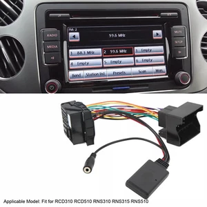Auto Bluetooth5.0 AUX Adapter mit Freisprechmikrofon für RCD310 RCD510 RNS310 - Photo 1/14