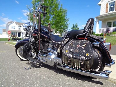 Respaldo de asiento Harley Davidson Heritage Softail Springer FLSTS FLSTC Foto 1 de 4