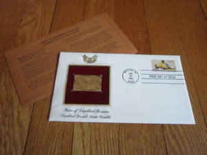 Milford MI US Stamp Gold Replica Disabled Doesn't Mean Unable 1981 Collecible - Picture 1 of 6