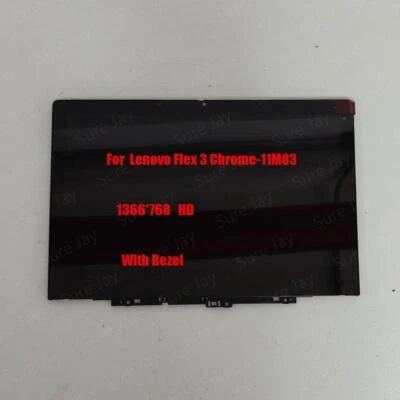 Lenovo Flex 3 Chrome-11M836  11.6" HD Lcd Touch Screen+Bezel Assembly Type 82KM - Image 1 of 4