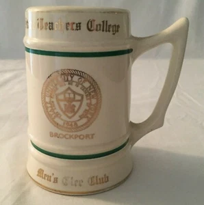 W.C. Bunting Universidad de Nueva York Brockport Hombre Glee Club Stein - Imagen 1 de 5