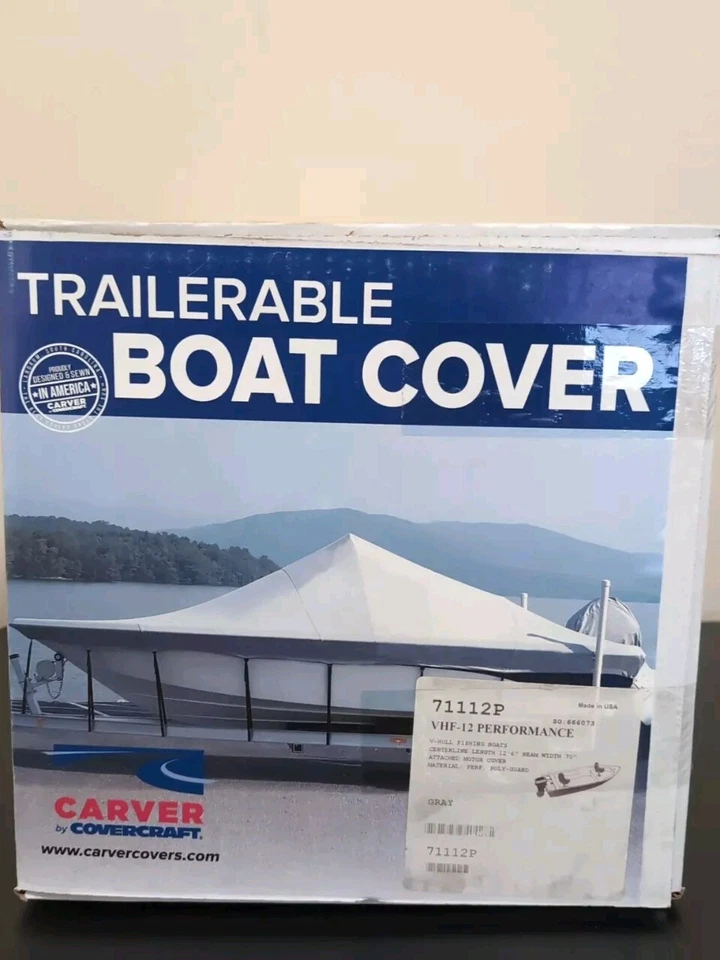 TOTALMENTE NUEVO, Carver 71112P Cubierta de Barco VHF-12 Performance SD Poly Guard Foto 1 de 3