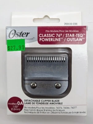 Oster #76918-036 Replacement Blade Size Modified OA Classic 76/Star-Teq - Image 1 of 2