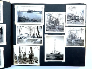 1920's - 1950's Oil Well Drilling Photograph Album ATLANTIC OIL 225+ Photos - Picture 1 of 20