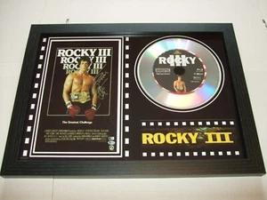 ROCKY 3 SIGNED DISC FRAMED 982 - Picture 1 of 1