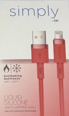Simply - 8pin to USB-A Cable 4ft, Quick Charging, Fast Data Sync, MFi Certified - Image 1 of 4