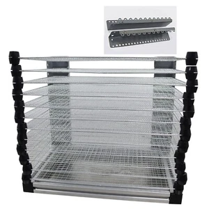 12-lagiger Schreibtisch platziert Push Typ Trockengestell Trocknen und Stapeln 24 x 15,75 x 13,8" - Bild 1 von 13
