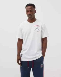 Nike Air Jordan T Shirt Paris Saint Germain PSG Size S DB8514-100 BRAND NEW - Picture 1 of 4
