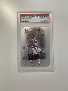 1998 Skybox Molten Metal Xplosion Vince Carter Rookie RC PSA 10 - Picture 1 of 2
