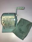 Vintage Paymaster Ribbon Writer Series 8000 Check Embosser Mint With Key