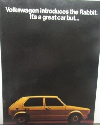 Volkswagen Rabbit 1975 folleto de ventas Foto 1 de 4