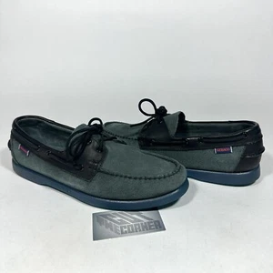 Marcus Troy x Ronnie Fieg x Sebago Docksides Roughout Gry Suede Blue 2010 sz 11 - Picture 1 of 15