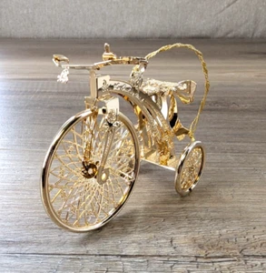 Triciclo Danbury Mint 2006 adorno de oro - Imagen 1 de 9