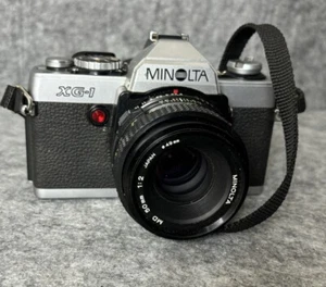 Minolta XG-M Camera w/ 50mm Lens Used * In Good Physical Condition* UNTESTED - Picture 1 of 6