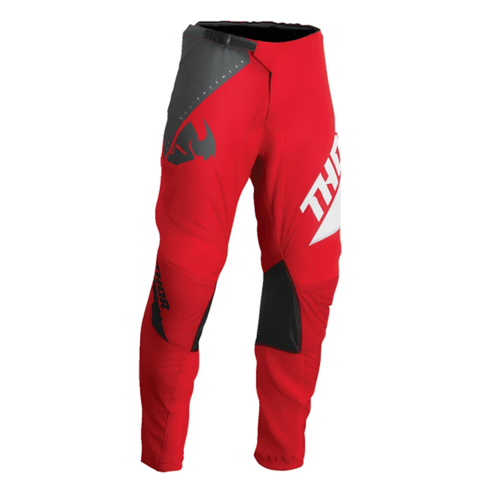 Thor Sector Edge Red and White MX Off Road Pants Youth Sizes 18 - 28 - Image 1 of 1