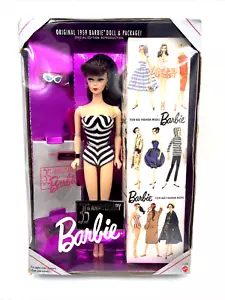 Barbie bambola originale 1959 e confezione 35° anniversario Barbie scatola danneggiata - Foto 1 di 11