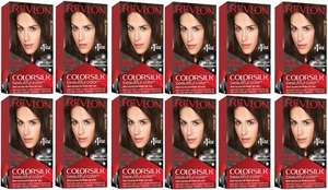 REVLON Colorsilk Color Permanent Hair Dye, 20 Brown Black (Pack of 12) - Picture 1 of 13