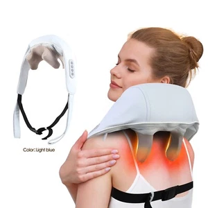 Neck Shoulder Massager with Heat Deep Kneading Wireless & Rechargeable - Picture 1 of 9