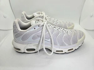 Nike Air Max Plus Schuhe Herren 7 Dreifach Weiß Athletisch Laufen Training Turnschuhe - Bild 1 von 9