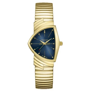 New Hamilton Ventura Quartz Stainless Steel Blue Dial Men's Watch H24301141 - Picture 1 of 1